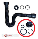 Sifão Extensivo Universal Preto 60cm Astra Ssum3