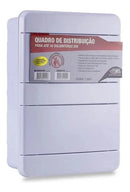 Quadro De Distribuição Com Barramento 16 Din Embutir