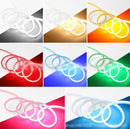 5m Mangueira Fita Led Neon Corte2,5cm Alto Brilho+ Fonte Cor da luz Branco-quente