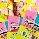 40 Blocos Recados Cole Fácil Neon 38x50mm 100 Folhas Cores: Rosa Azul Laranja Amarelo Imprimaster