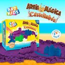 Areia Mágica Cinética Castelinhos Art Kids 400g - Acrilex Cor Azul/Roxo