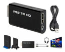 Adaptador De Vídeo Para Ps2 Hdmi Full Hd 1080p Tv Monitor Conversor PS2 AV PARA HDMI plug and play Marca Chrome Technology