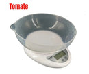Balança de cozinha digital Tomate SF-420 pesa até 5kg branco