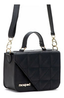 Kit Bolsa Feminina Transversal Ombro + Bolsa Pequena Lateral Cor Preta