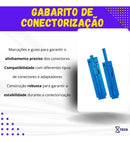 Kit Ferramentas Fibra Óptica Ftth Profissional 15 Peças 10km Preto