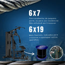 10 Metros Cabo De Aço 1/8 Revestido P/ Academia Fitness 4,8