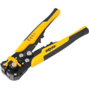 Alicate Decapador Vonder Fios Eletricista 0.2mm² 6.0mm² Cortador E Crimpador Profissional 8 Polegadas 203mm - Preto e Amarelo 32g