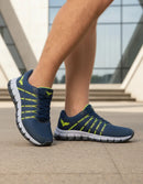 Tênis Masculino Academia Caminhada Esportivo Pa Azul 37 BR