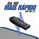 Pendrive 128gb Sandisk Usb 3.0 P/ Ps2 Ps3 Ps4 Xbox Xbox360 Preto