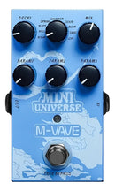 Pedal de efeito M-Vave Reverb Mini Universe VAVE974 azul-celeste