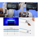 5m Mangueira Fita Led Neon Corte2,5cm Alto Brilho+ Fonte Cor da luz Branco-quente