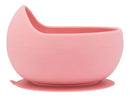 Buba Prato Bowl Silicone Com Ventosa Introdução Alimentar Infantil Rosa