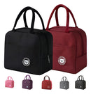 Kit 2 Bolsa Marmita Térmica Lancheira  Academia Preto-Vermelho