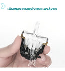 Máquina De Tosa Aparador De Pelos Profissional Para Pet Cor Dourado