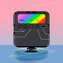 Rgb Profissional Mini Portátil Iluminador Led Fotos E Videos Preto Rgb