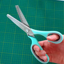 Tesoura Picotar Escalope Ondulada Nuvem Onda P/ Tecido Papel