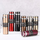 Garrafa Térmica Inox 800ml Squeeze Camping Vedação Água Cor Vermelho