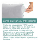 Select Fibras Luxo Tradicional 70x50cm travesseiro branco