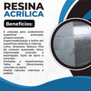 Resina World Tintas Acrilica Brilhante Base Agua Incolor 3,6lts