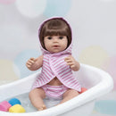 Boneca Bebê Reborn Mamãe Reborn Princesa 45cm Vinil Acessórios