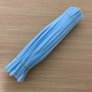 Haste De Chenille Cores 30cm 100 Unid Limpador  Azul-celeste