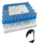 Tubo Coleta Sangue Azul Citrato Sódio 4,0ml - 100 Unidades