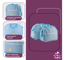 Kit Mala Maternidade Reforçada Impermeável Menino Menina Cor Azul Bebe