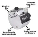 Contador Manual De Pessoas 4 Digitos Controle Entrada Acesso