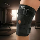 Joelheira Articulada C/ Cintas Cruzadas Cor Preto Tamanho Gg