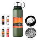 Garrafa Térmica Aço Inox A Vacuum Bottle Água Suco 11 Verde