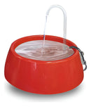 Fonte Bebedouro 1 Litro Para Cães Gatos Cor Vermelha Cor Vermelho