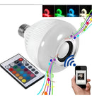 Lampada Bluetooth Luz Rgb Música Caixinha Som C/ Controle - Marca Camperluz