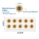 Refil De 60 Adesivos Magnéticos Para Dilatador Nasal P Ao Gg