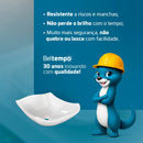 Cuba Pia de Apoio Sobrepor Abaulada 45x31 Branca Banheiro Lavabo Beltempo BT-3003