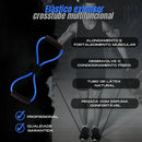 Par Halter 1 Kg+ Caneleira 1 Kg+ Kit 5 Theraband+ Elástico Cor Preto