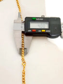 Corrente Masculina Outlet Premium Ouro 4mm 70cm Aço Inox Não Perde A Cor Cor Dourado