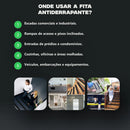 Ultra Fitas Antiderrapante faixa adesiva degrau preta 15 metros