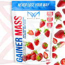 Hipercalórico Anabolic Gainer Mass 3kg Muscl Morango