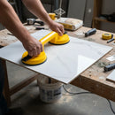 Kit 2 Ventosa Dupla Aguenta 80kg Cada Para Piso Liso, Porcelanato Pesado, Vidro, Chapa Metal - O Barateiro Ferramentas