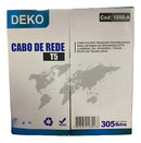 Cabo De Rede t5e 305 Metros Preto Deko
