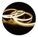 Fita LED Neon Flexível 3528 120Led VLX 5 metros Mangueira Corte 2,5cm Cor da Luz Branco Quente Tensão IP65 3000k Alto Brilho