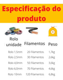 Fio 1,5mm Cabo Flexível Rolo 100m Metros C/ Inmetro Cor Da Cobertura Branco