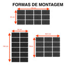 Painel Preto P/ Ferramentas Plástico Perfurado + 48 Ganchos