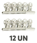 Kit 12 Presilhas Para Unha Curvatura C Alongamento Gel Fibra