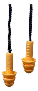 Maxxi Royal kit 10 protetor auricular plug silicone 18db CA 11512 cor amarelo