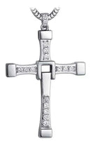 Colar Crucifixo Dominic Toretto - Velozes E Furiosos Prateado