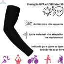 Manguito Ciclismo Volei Basquete Motoqueiro Protetor Braço G