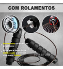 Corda De Pular Speed Rope Fitness Profissional para Crossfit Com Rolamento Freestyle Pdo Store
