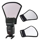 Difusor Rebatedor Pá Rígido Para Flash Speedlight Universal P-A