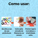 Refil Filamento Pla Kit 20 Cores 100m Caneta 3d Impressora